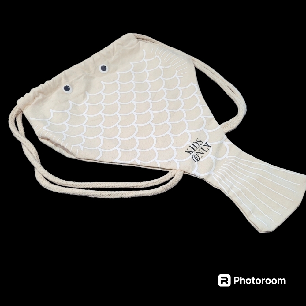 Two (2) Fish Canvas Backpacks